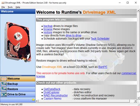 driveimage xml clone boot drive
